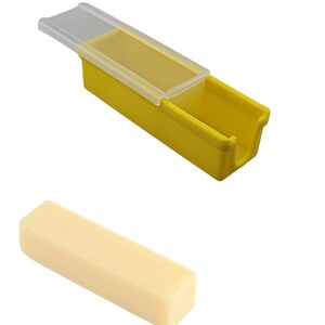 Silicone Butter Keeper with Built-in Slicing Blade & Microwave Safe Lid Keep Butter Fresh and Accessible BPA Free Bild 2