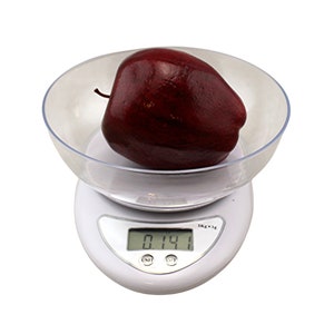 Digital Kitchen Scale with High Precision Sensor for Measuring Ideal for Diets, Grains Spices and Ingredients in Pounds, Ounces, and Grams