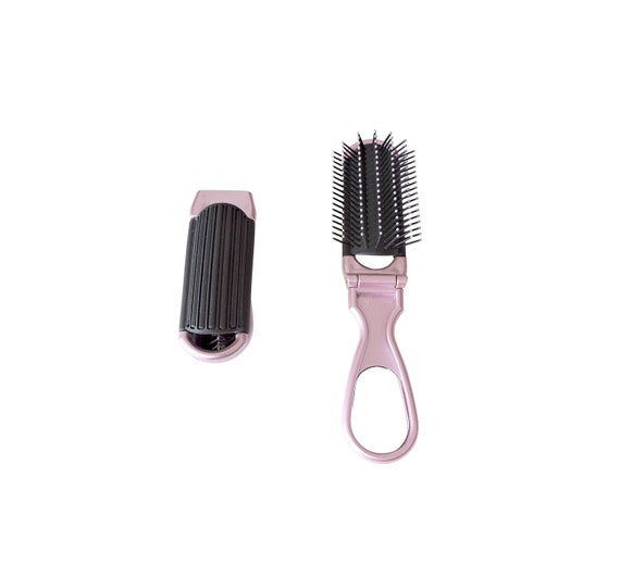 Compact Folding Hairbrush With Mirror Pocket Size Travel Car - Etsy Compact Folding Hairbrush With Mirror Pocket Size Travel Car - Etsy