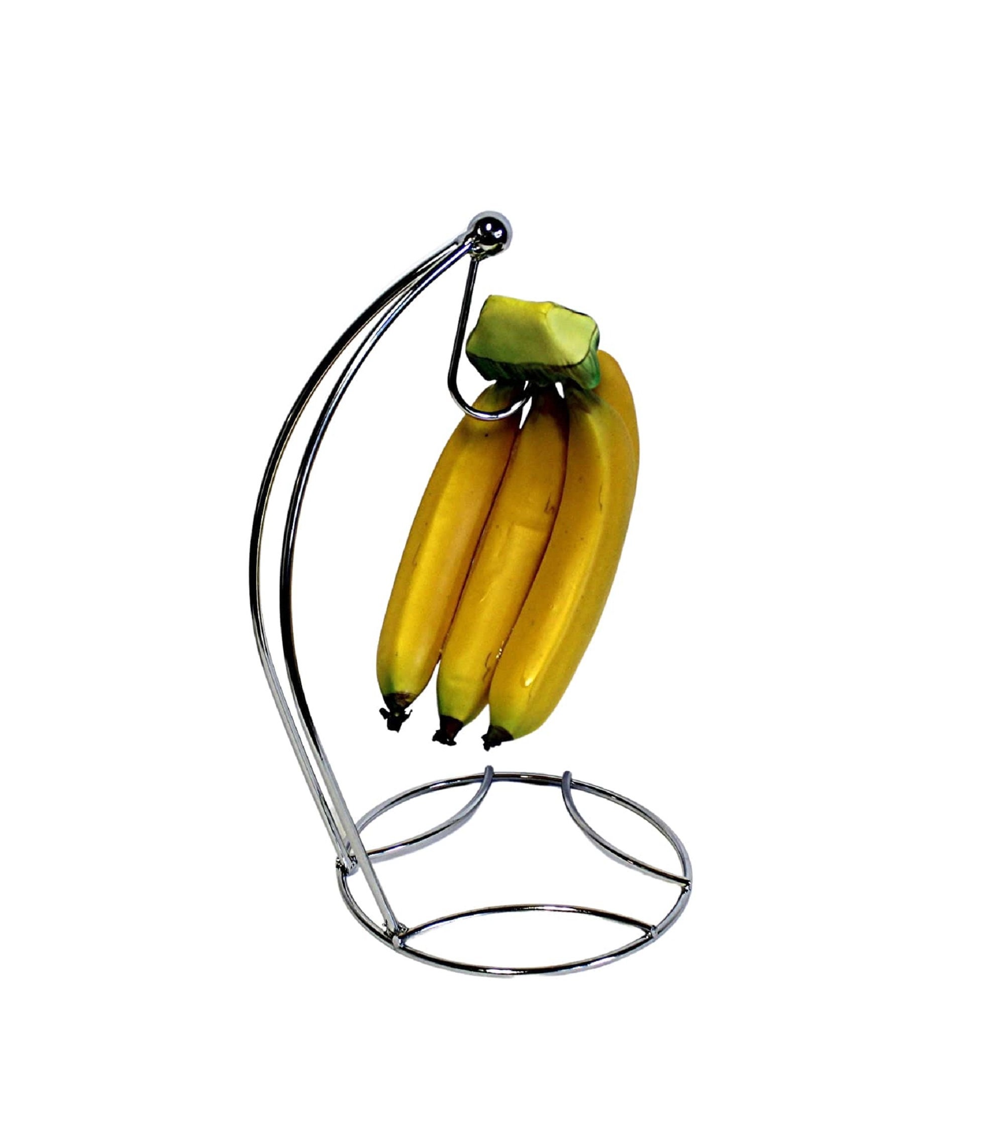 Chrome Banana Tree Holder Stand Ripen Fruit Evenly Prevents Etsy