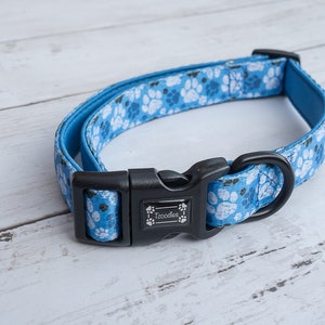 CLEARANCE Blue paws Dog Collar