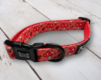 Mushroom Dog Collar