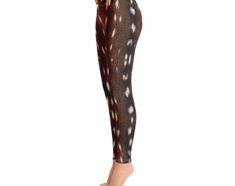 Deer animal print leggings tights Halloween costume deer lover gift, Deer Cosplay