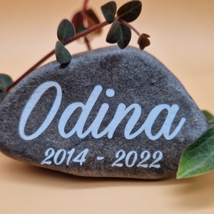 Animal gravestones with personal engraving