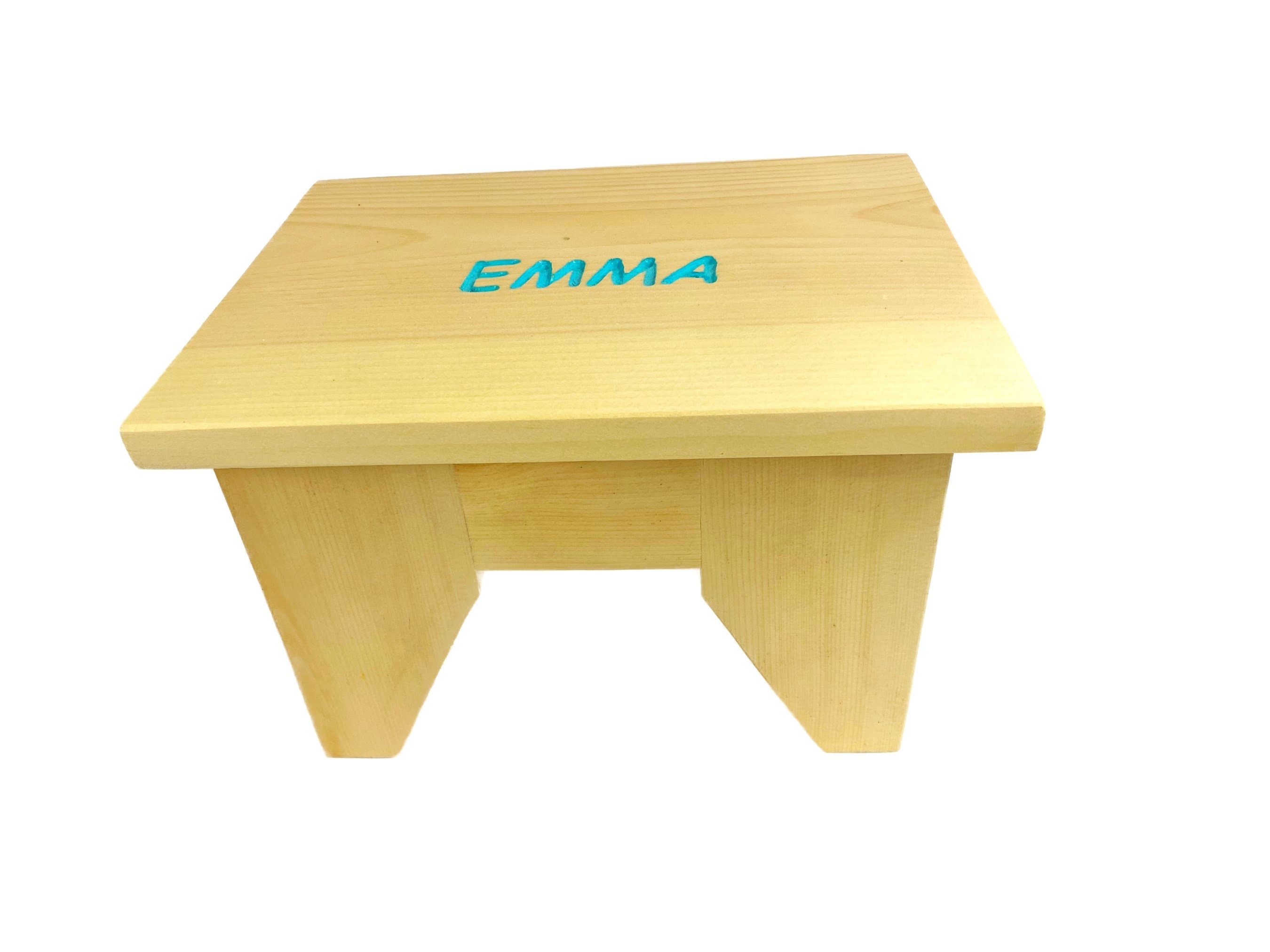 Personalized Wooden Child Stool Children's Gift. Etsy