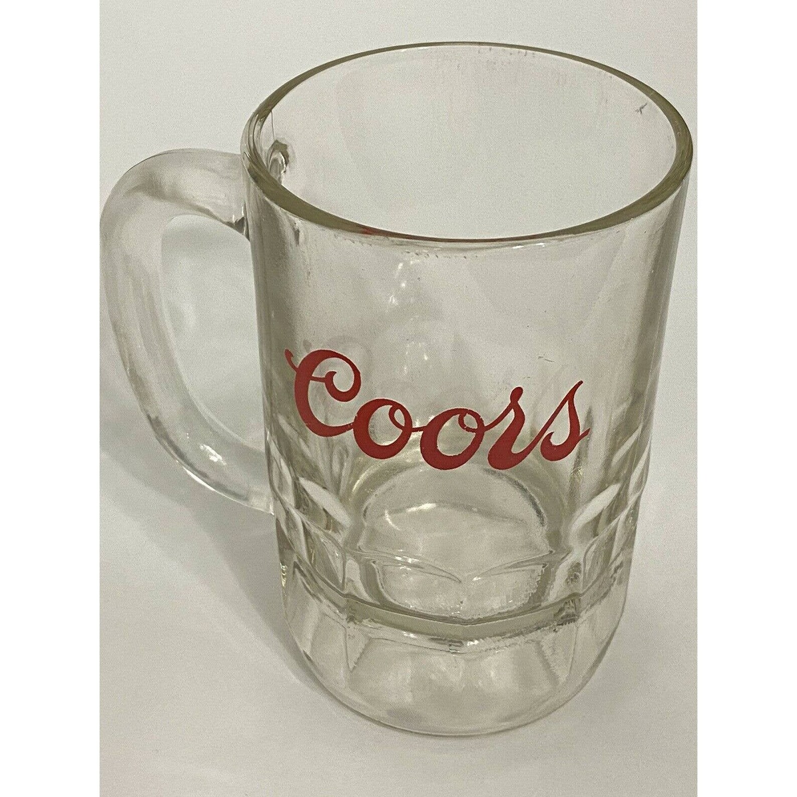Vintage Original Coors Heavy Glass Beer Mug Etsy