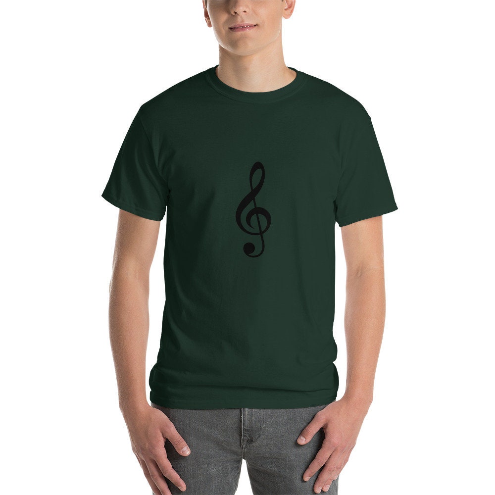●eessay● 25SS G clef T SHIRT G Clef Black Text Short Sleeve T-shirt - Etsy