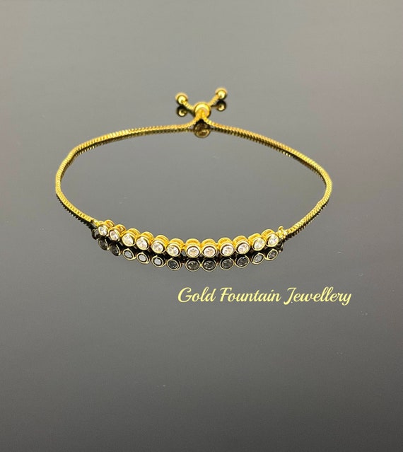 GOLD ZIPPER BRACELET – Anita Ko