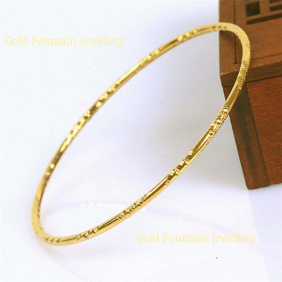18 carat clearance bangles gold