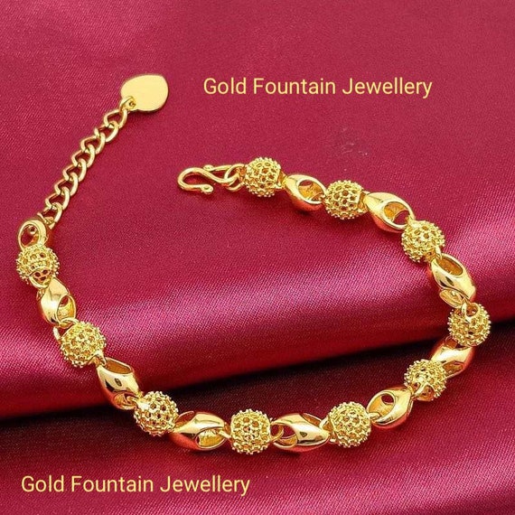 24K, 24ct Carat 21cm Gold Filled Adjustable Bracelet 10grams 24K, 24ct Carat 21cm Gold Filled Adjustable Bracelet 10grams