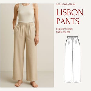 Lisbon Pants Pdf Sewing Pattern