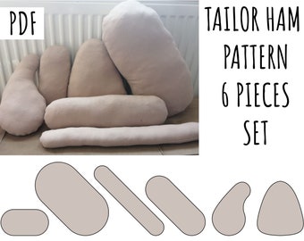 Tailor Ham Set PDF Nähanleitung, Nähen für Anfänger (Digitaler Download)