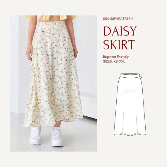 Easy Sewing Projects Circle Skirt Sewing Pattern PDF Things to Sew Winter Outfits
