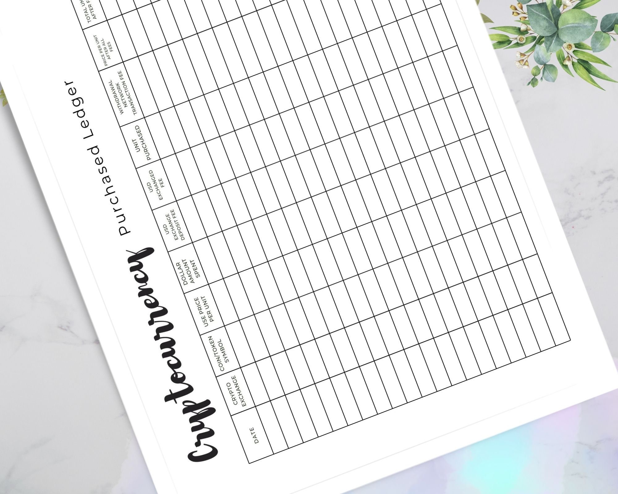 Printable Crypto Password Keeper for Recovering Passphrases Crypto Wallet,  Cryptocurrency Purchase Ledger - Keep Track of All Your Purchases - Etsy  Australia