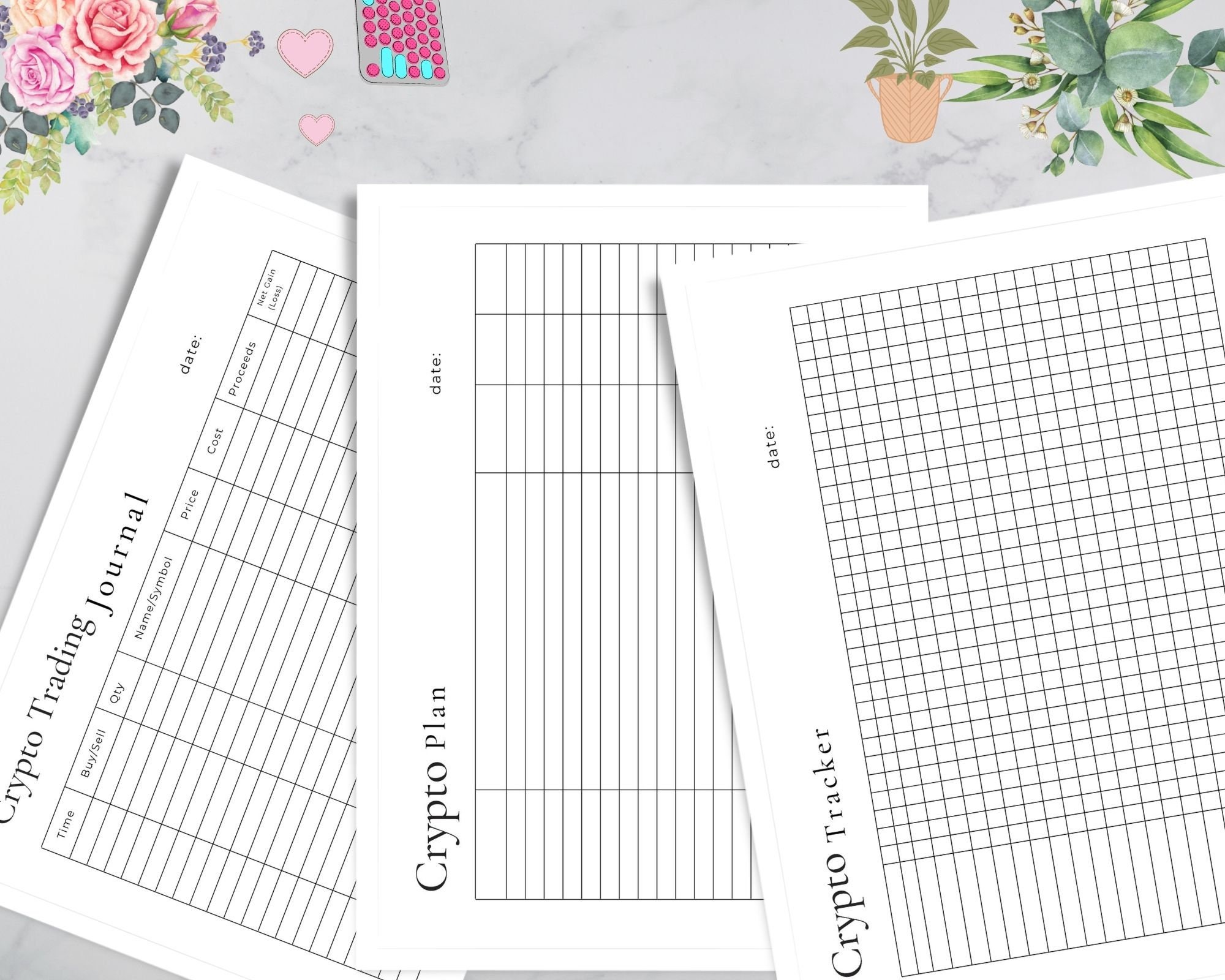 Crypto Planner Bundle, Printable Trading Tracker, Weekly Tracker, Strategy  Plan and Journal, Crypto Plan, Goal - Etsy