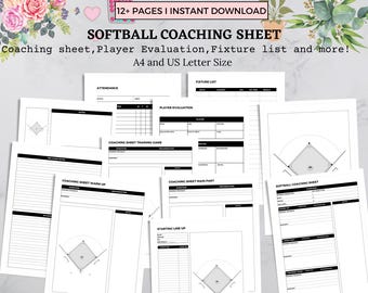 Softball-Trainer-Kalender | Ultimative Trainings-Blätter, Übungspläne, Spieler Bewertung, Spieltag Strategie