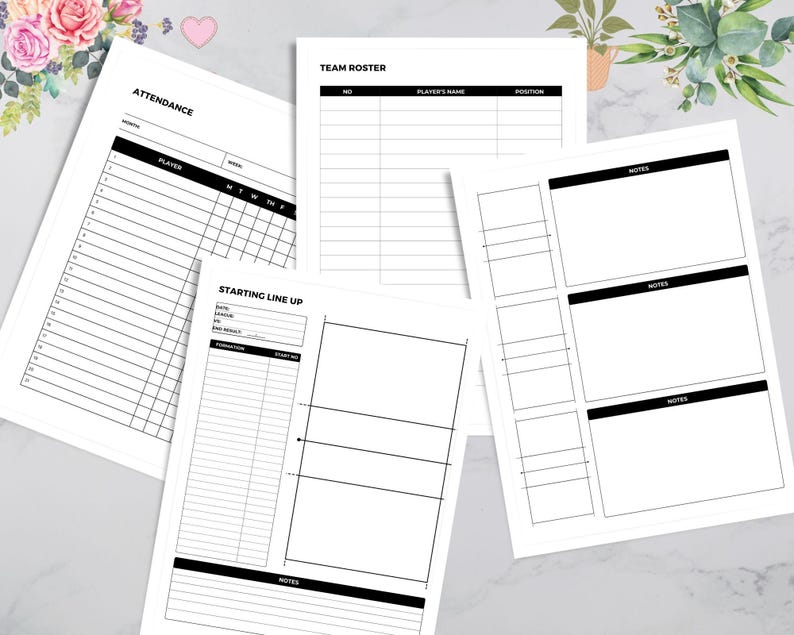 Volleyball Coaching Sheet, Volleyball Coach Planner, Volleyball ...
