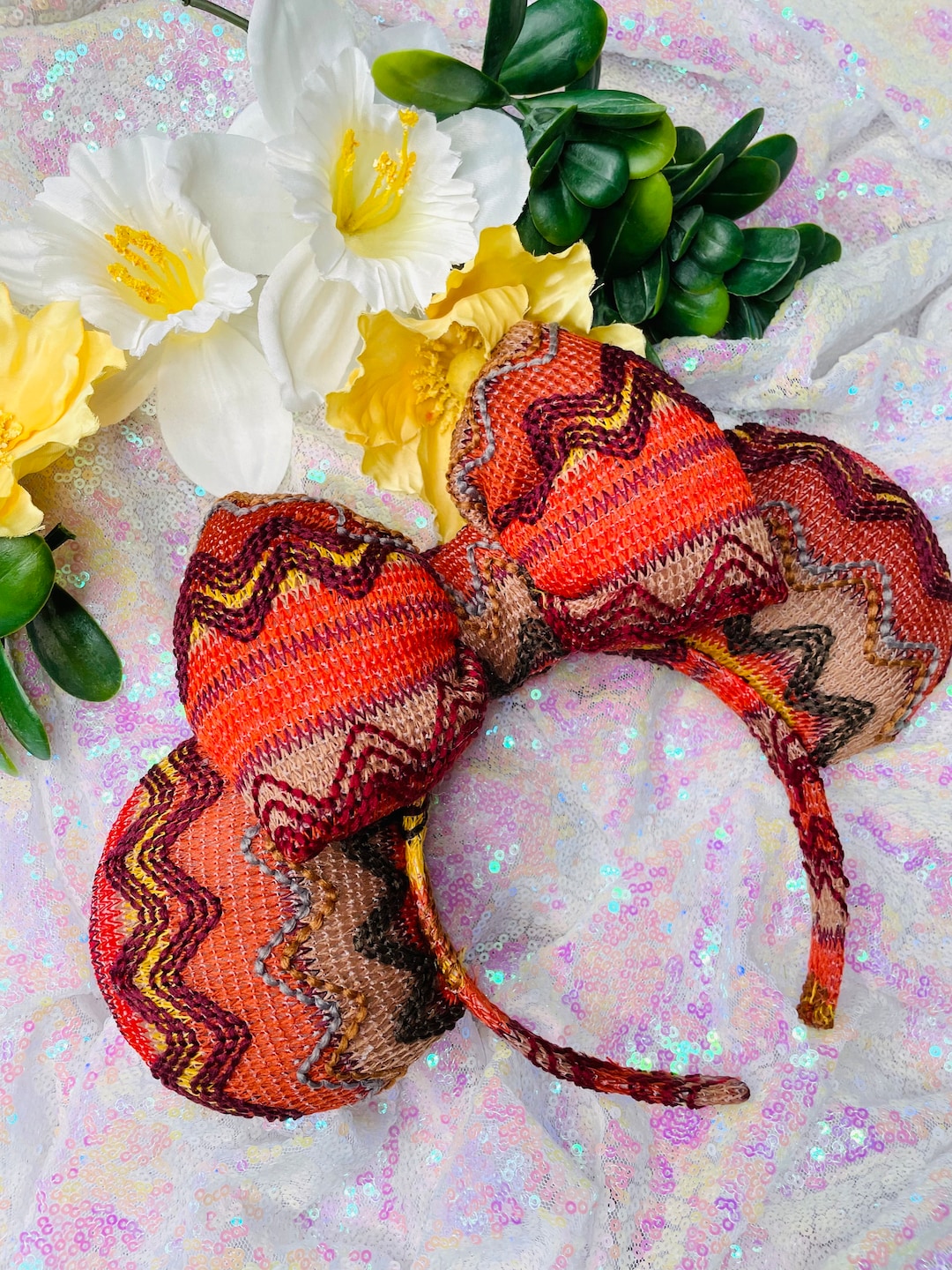 Missoni Inspired Mouse Ears Etsy