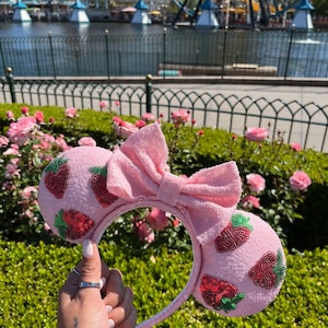 Strawberry Mickey Ears