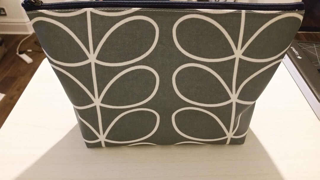 Orla Kiely Oilcloth Fabric Handmade Wipeable, Shower Proof Material