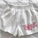 Black & White Y2K “BRATZ” summer shorts for women