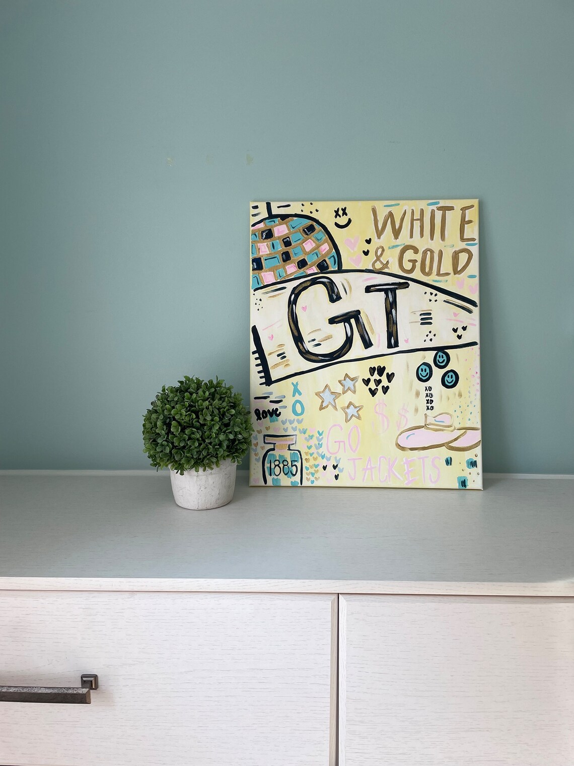 Custom College Canvas - Etsy