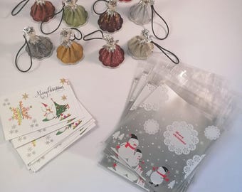 10 cápsulas de café Navidad Ángel de la Guarda con tarjetas y papel de aluminio