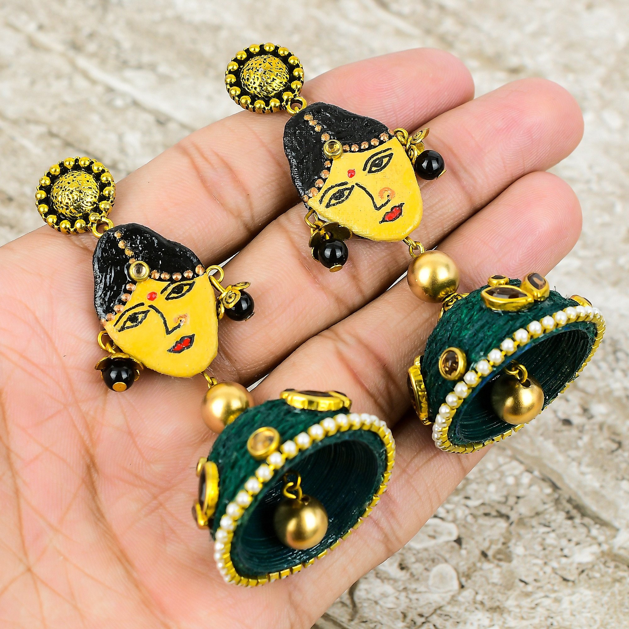 Floral Design Terracotta Earrings | Bloom at Rs 165 | Pune| ID: 26266552462