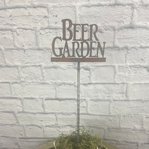 Metal Beer Garden stake