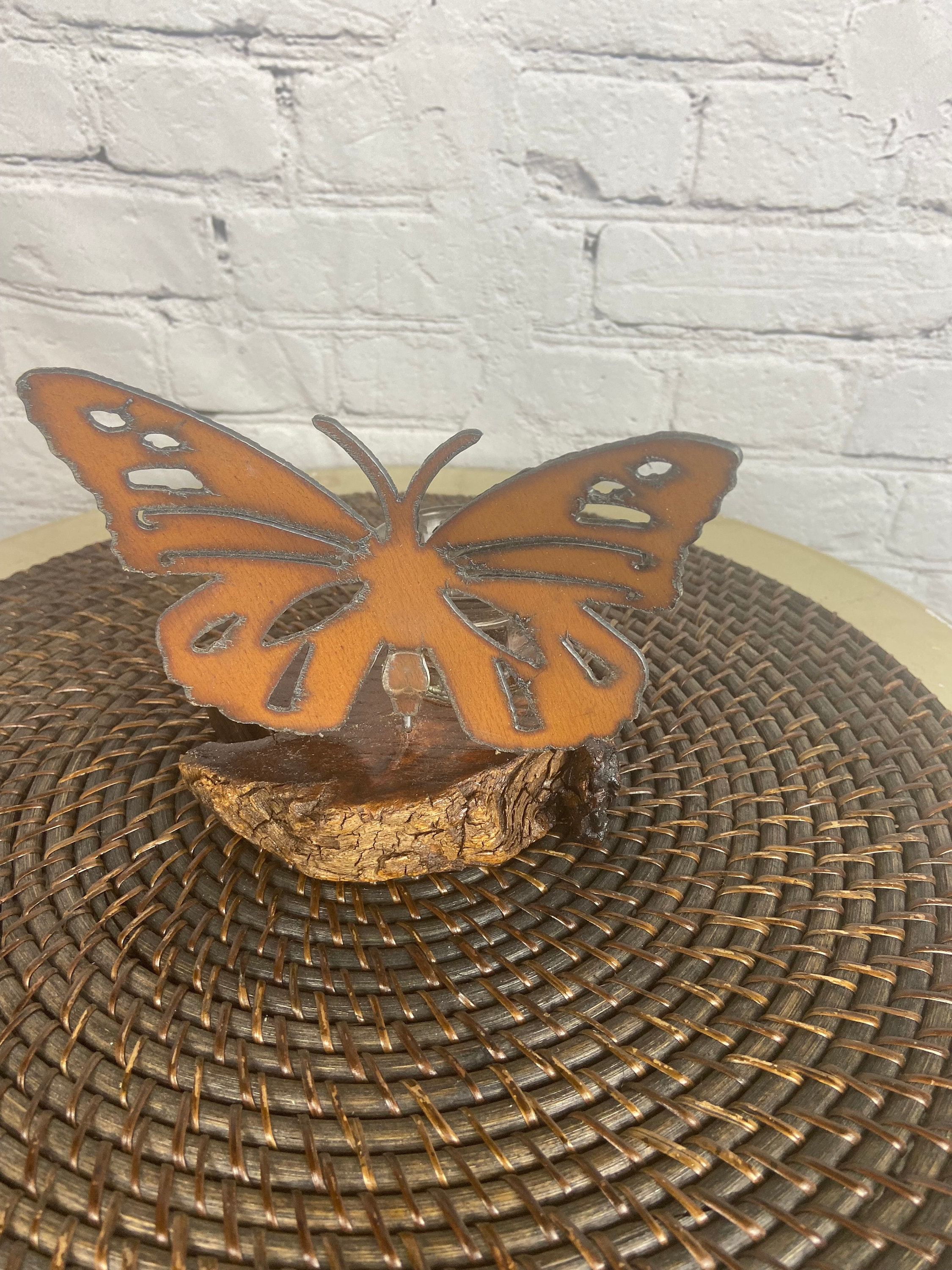 Metal Butterfly Candle holder