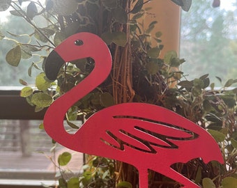 Metal Garden Flamingo