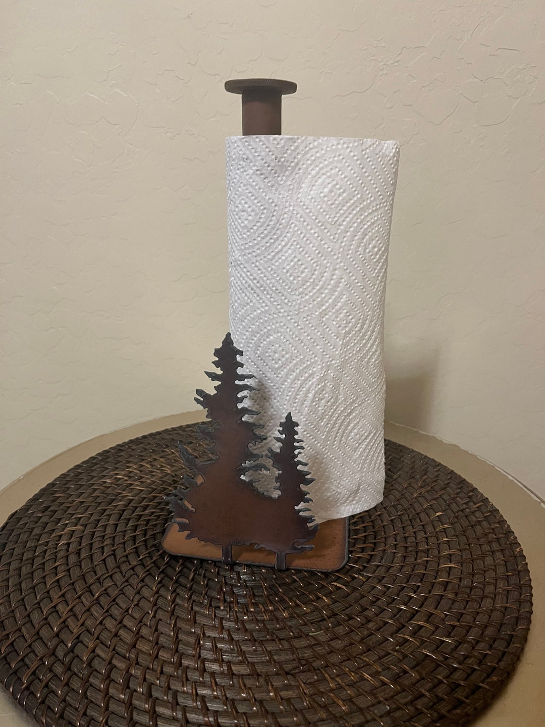 Metal Tree Paper Towel Holder Etsy
