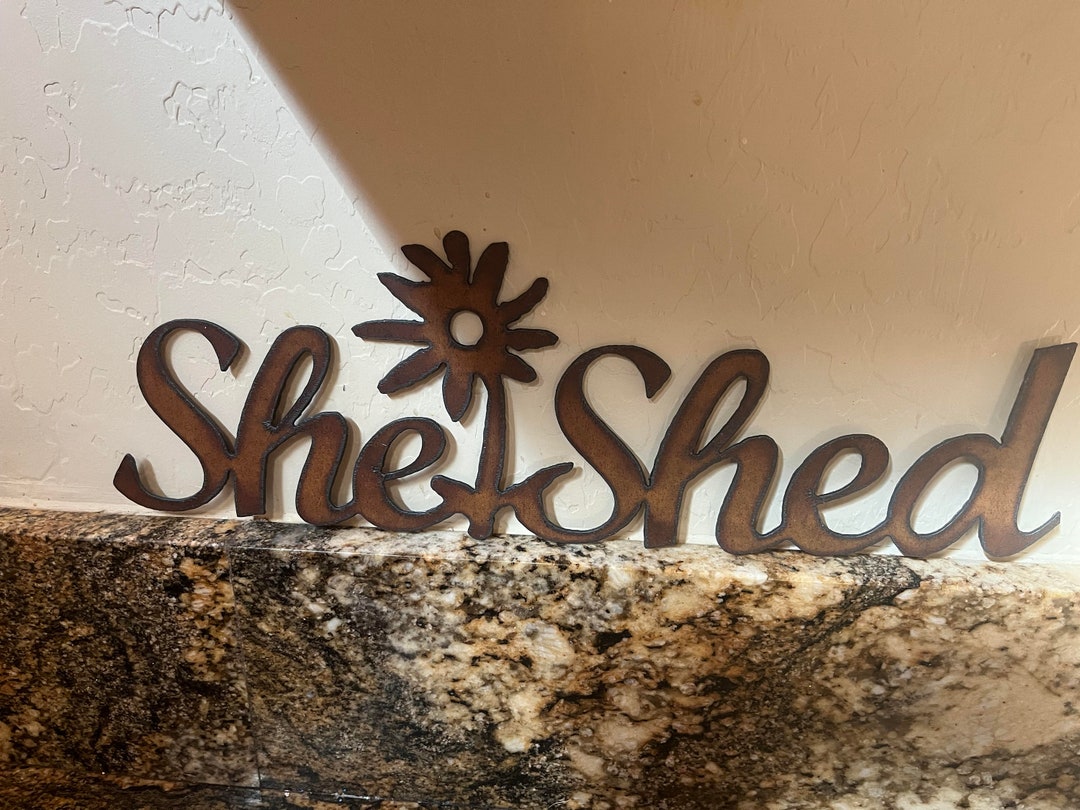 She Shed Made of Metal Etsy
