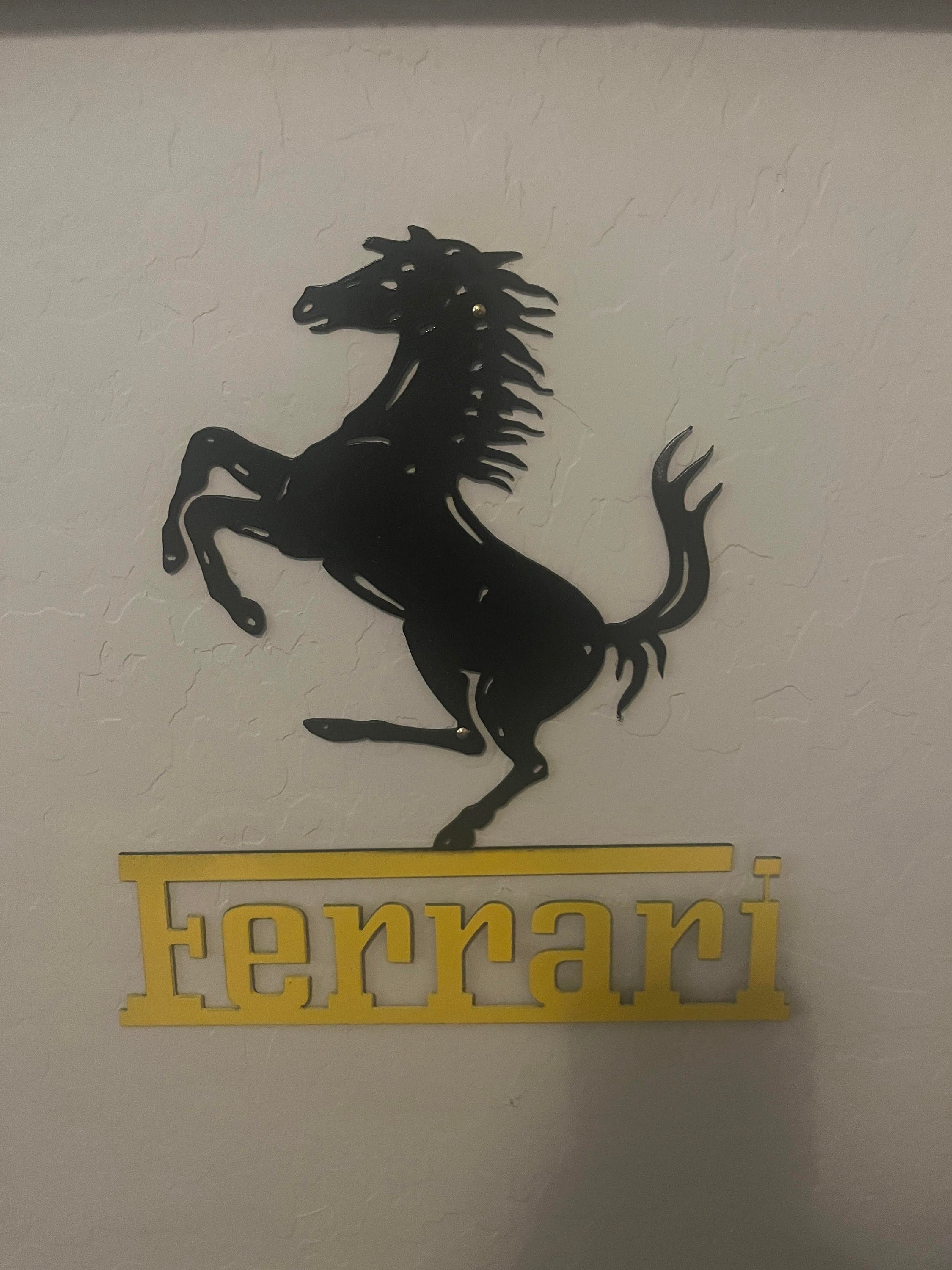 Ferbery Signs Ferrari Metal Sign - Etsy