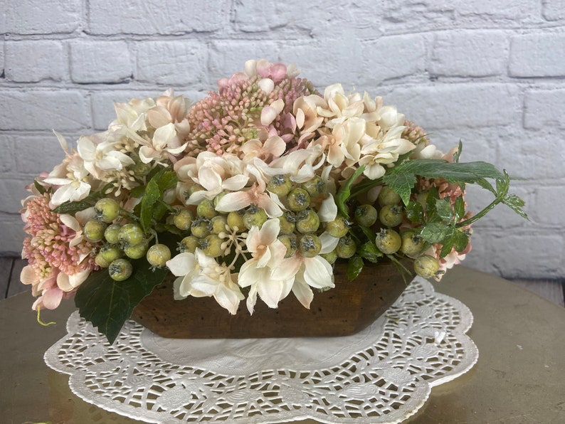 Hydrangea in a Dough Bowl Etsy