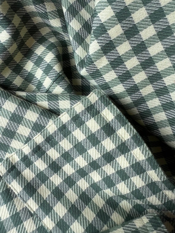 90s Vintage Blazer Wool Blend Checkered Oversized - image 9