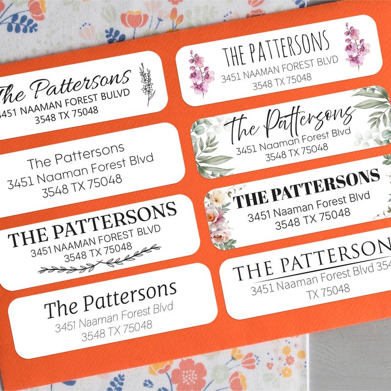 Return Address Labels - Etsy