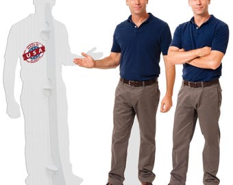 Custom Life Size Cardboard Cutout, Graduation, Birthday Party Props, Wedding Decoration, Standing Bride and Groom, High-Resolution Full Body