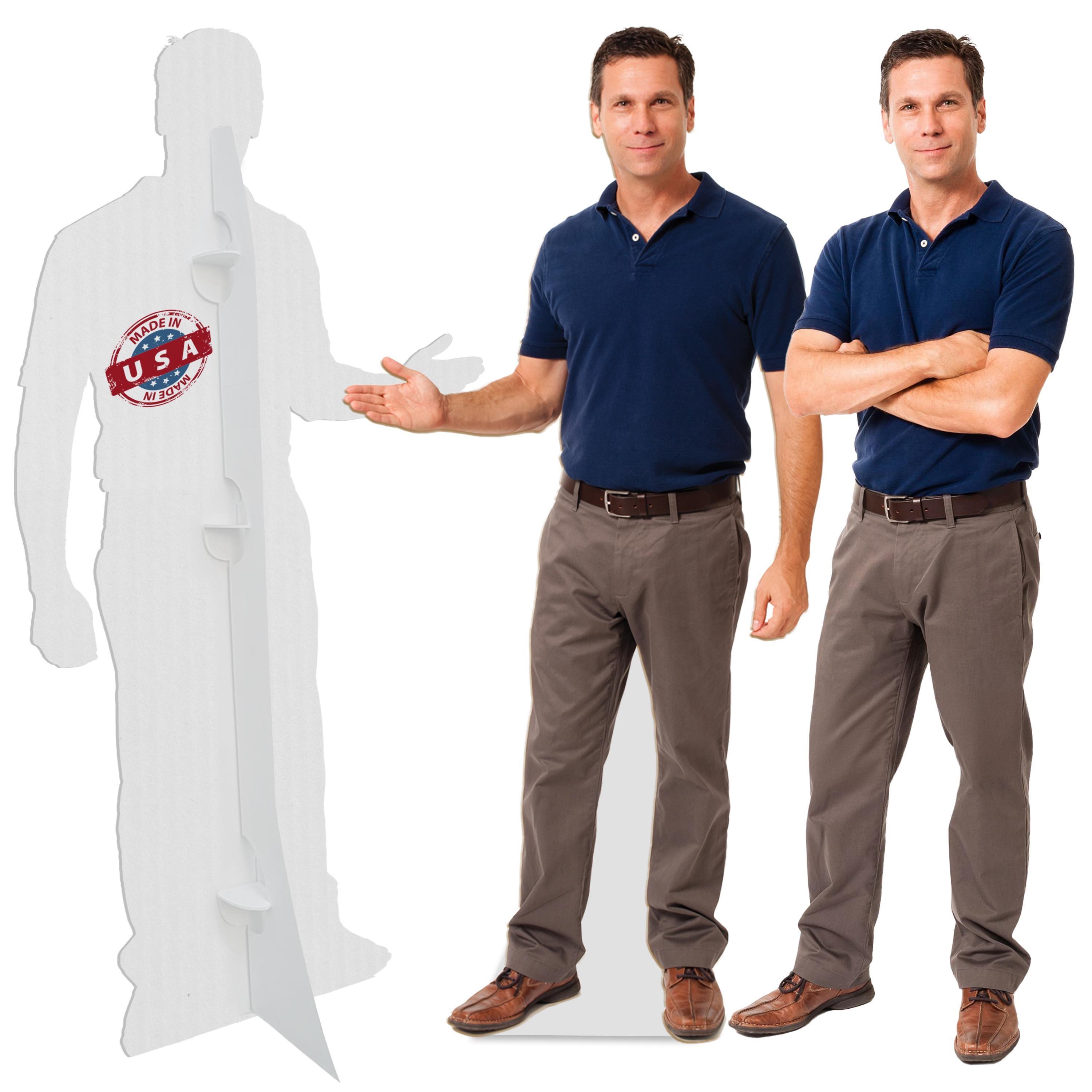 Custom Life Size Cardboard Cutout, Graduation, Birthday Party Props, Wedding Decoration, Standing Bride and Groom, High-Resolution Full Body