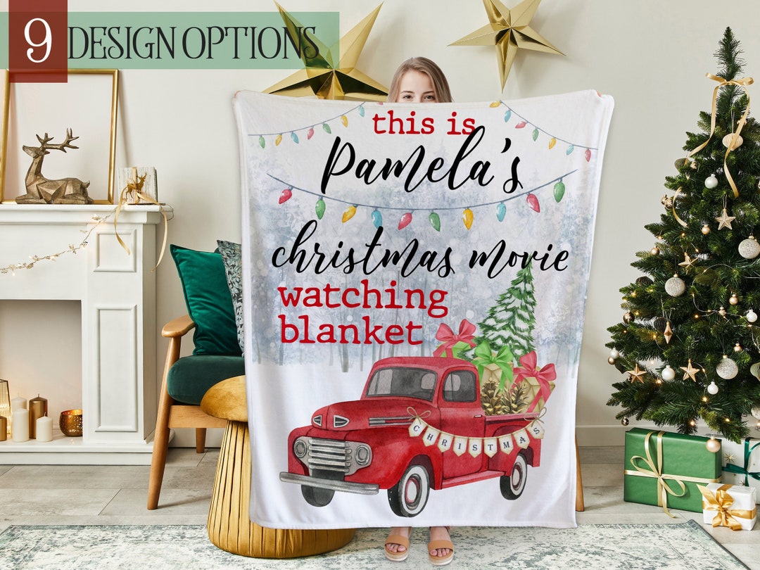 This is My Christmas Watching Blanket 3 Sizes, 9 Designs Customizable