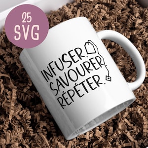 SVG en Français | Ensemble de Fichier thématique thé en Français, Fichier svg Français, PNG thé Français, Cricut Français, jpg, eps