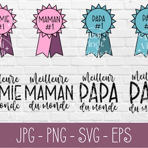 SVG en Français | SVG pour maman, papa, mamie, papi, famille, Fichier svg Français, SVG Fête des mères, Cricut Français, png, jpg, eps