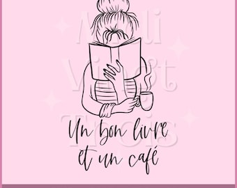 Coffee SVG in french, Coffee quotes in French, Cricut files in french, svg, png, jpg, eps, cricut silhouette cutting file