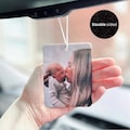 Car Air Freshener Perosnalised - Double Sided - Birthday - Anniversary - under 10 - Fathers Day