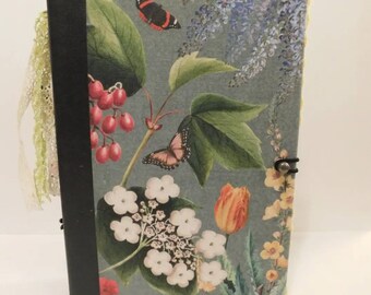 Country garden themed junk journal