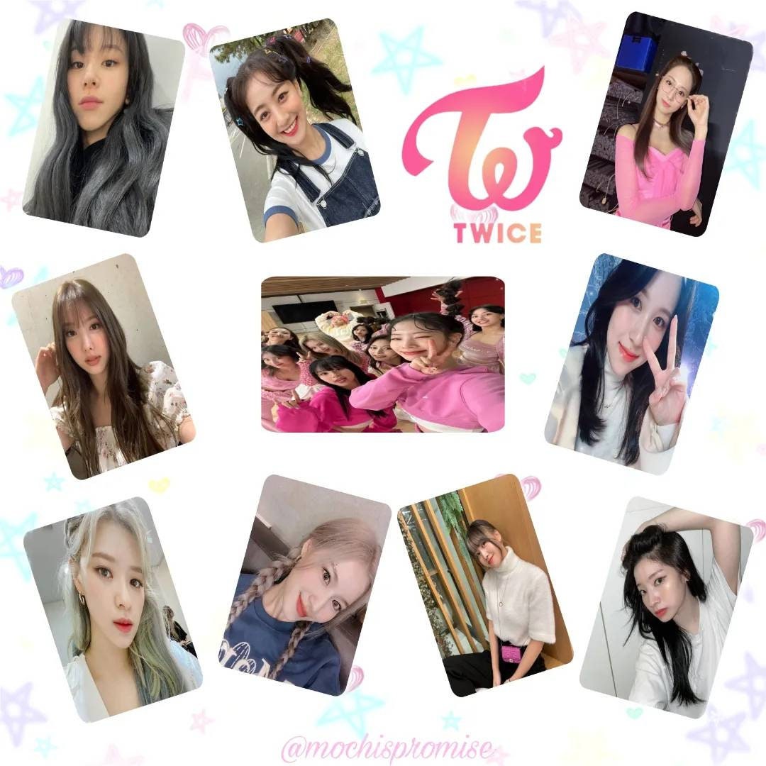 Twice Gf Photo Card Sets Etsy Norway