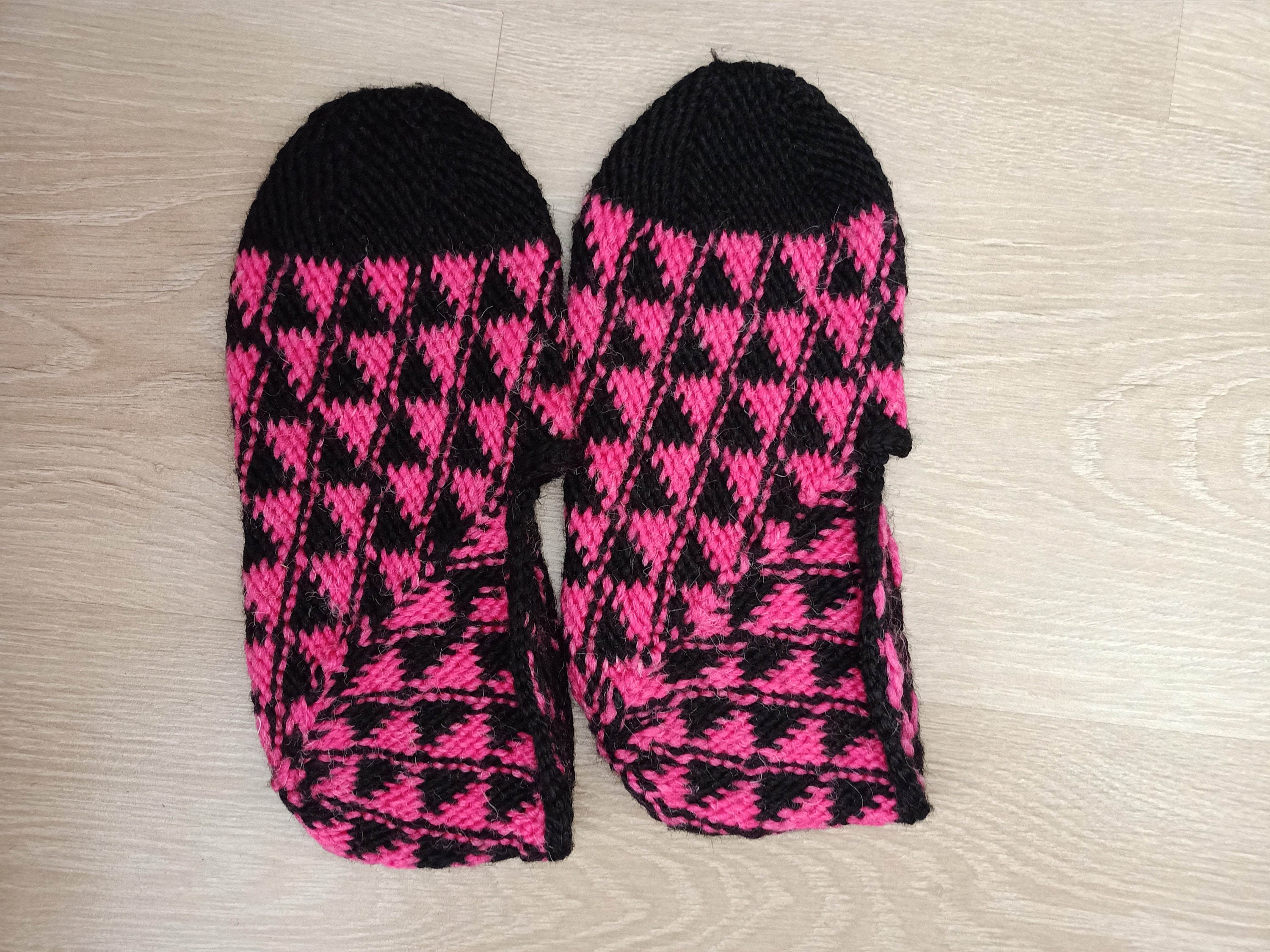 Turkish Handmade socks Anatolian Design Knitted Knitted Etsy