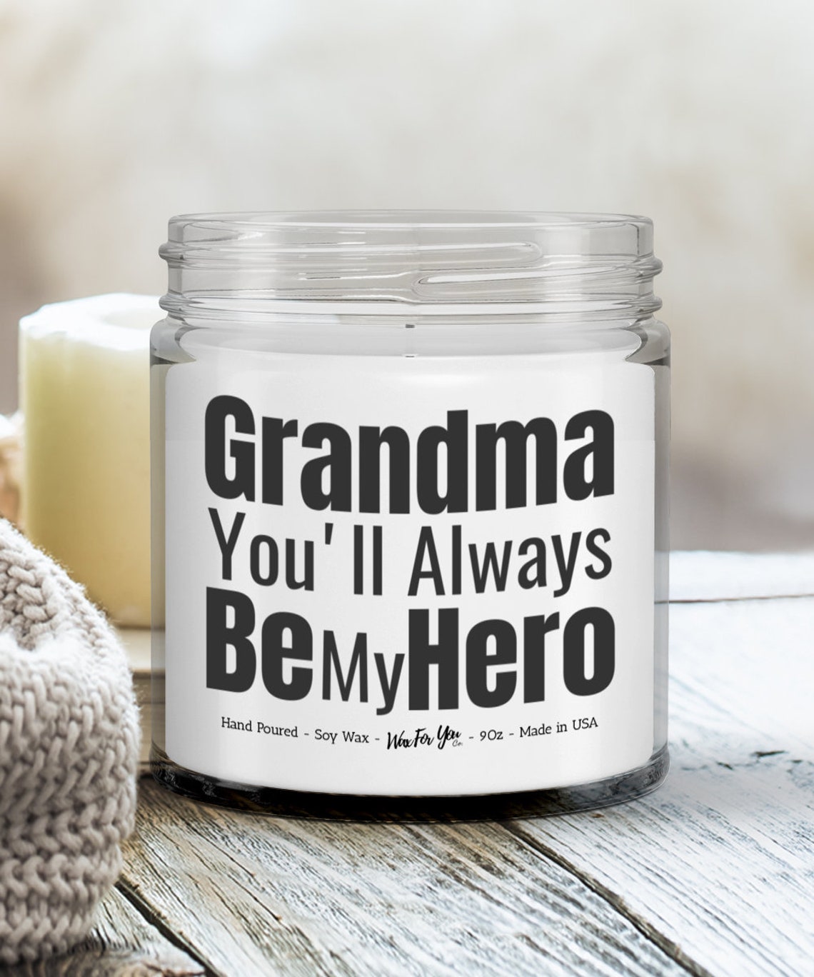 Grandma candle birthday gift for grandma grandmother gift. Etsy