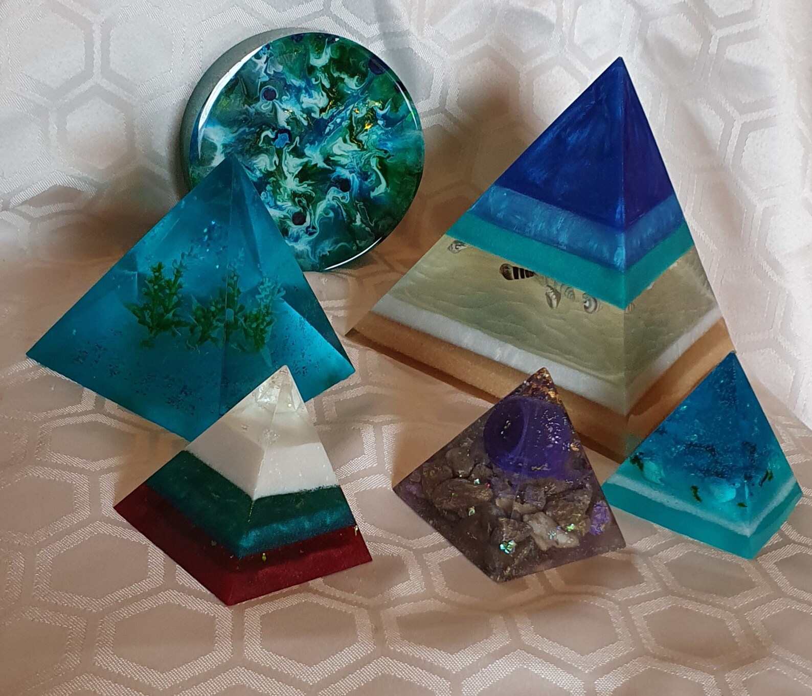 Resin Pyramid Handmade Etsy