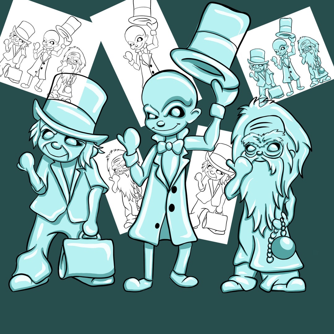 Haunted Mansion Hitchhiking Ghosts Download - Etsy
